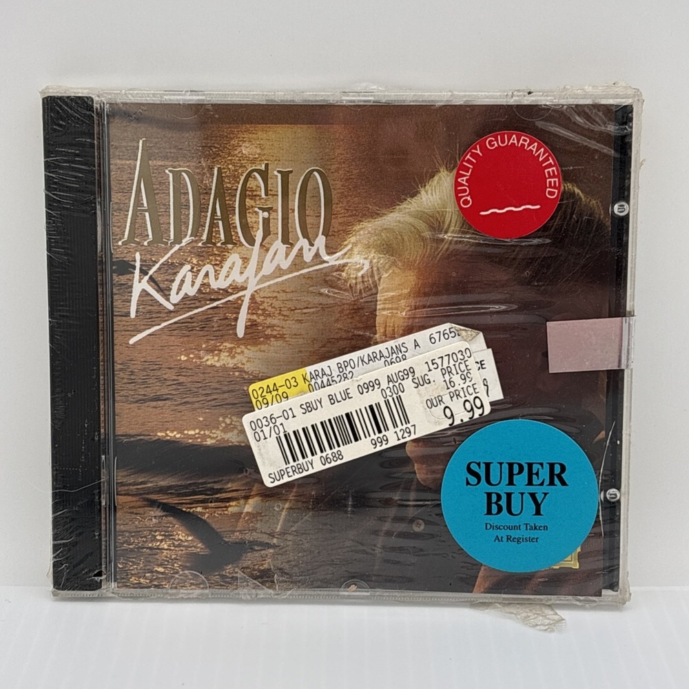 Herbert Von Karajan Adagio CD 1995 Deutsche Grammophon Classical 0028944528220